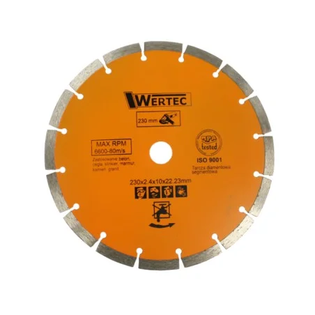 Tarcza diamentowa segmentowa 230mm WTDS23012 EN-TARSEG2312