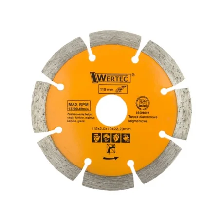 Tarcza diamentowa segmentowa 115mm WTDS115 EN-TARSEGM115