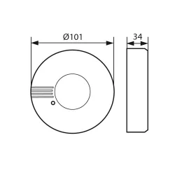 Czujnik dymu DECK SMOKE  XTIM23480