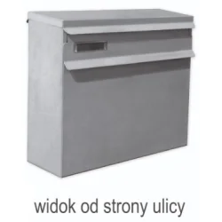 Skrzynka pocztowa montowana w ogrodzeniu SKR118.14
