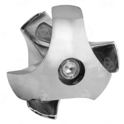 Złącze trzykierunkowe prawe - Ø 25 chrom SZTR502PCHR