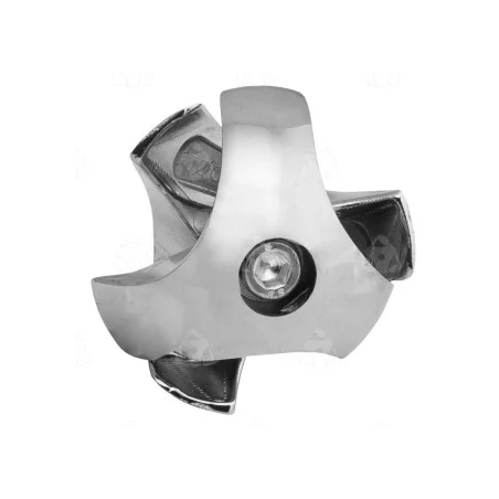 Złącze trzykierunkowe prawe - Ø 25 chrom SZTR502PCHR