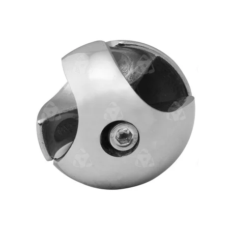 Złącze dwukierunkowe prawe  - Ø 25 chrom SZTR501PCHR