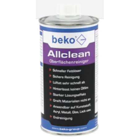 Środek do czyszczenia powierzchni ALLCLEAN 100ml BE-ALLCLEAN10