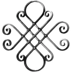 Rosette 400x410mm POL03.571