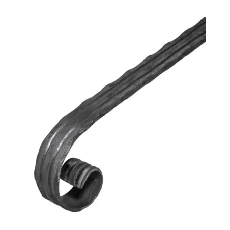 Zakończenie pochwytu "dwa rowki" 40x5 POS30.113.01