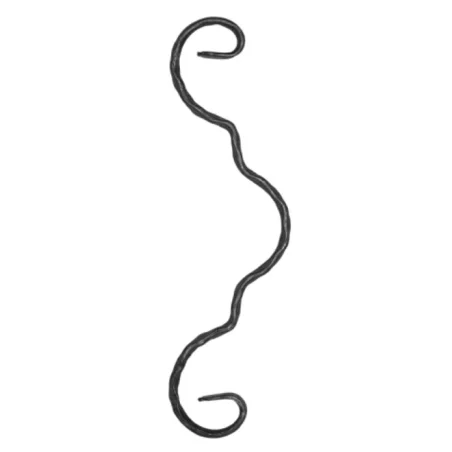 Element skrętny E 12x6mm fakturowany 260x75mm POS10.221